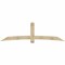 Ekena Millwork Bellingham Rough Sawn Timber Gable Bracket, Douglas Fir, 108"W x 31 1/2"H x 6"D x 6"F, 7/12 Pitch GBW108X31X0606BEL00RDF - alternate 1
